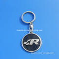 New Brief Round Metal Soft Enamel Customized Logo Keychain